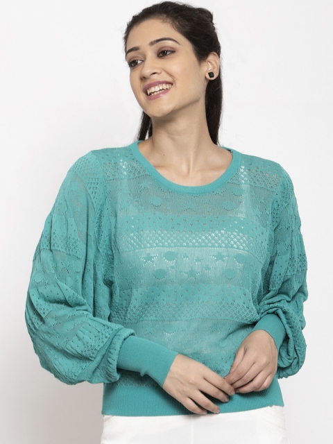 

Global Republic Turquoise Blue Regular Top