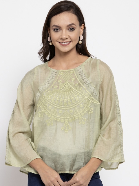 

Global Republic Green Regular Top