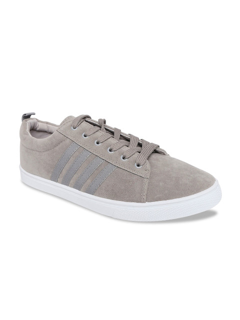 

Ajile by Pantaloons Men Grey Leather Sneakers