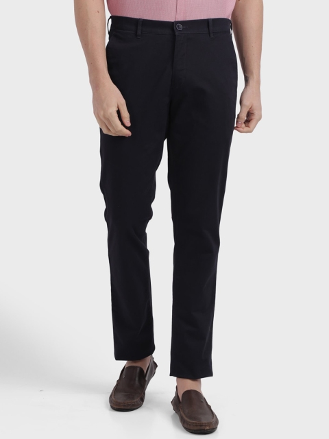 

ColorPlus Men Navy Blue Regular Trousers