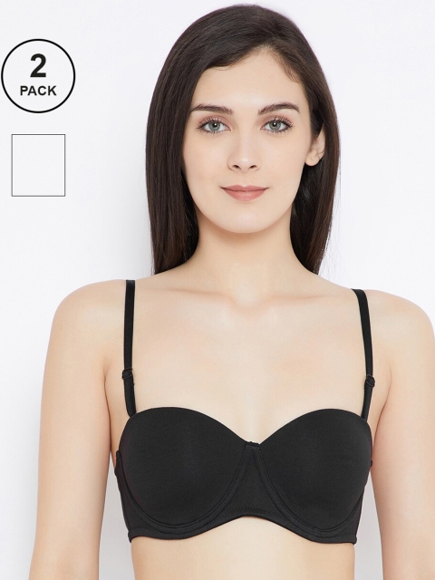 

C9 AIRWEAR Pack Of 2 White & Black Underwired Lightly Padded Everyday Bra P2608