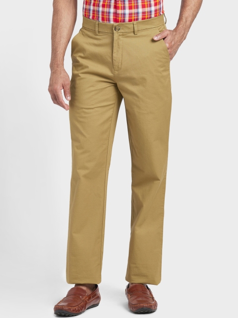 

ColorPlus Men Khaki Tapered Fit Chinos Trousers