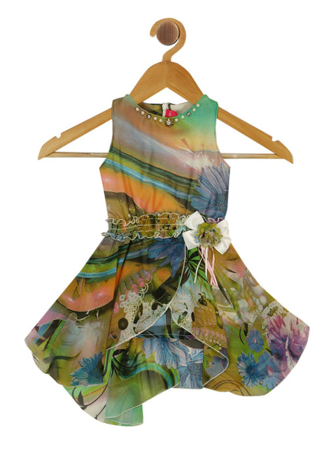 

Tiny Girl Green Chiffon Midi Dress