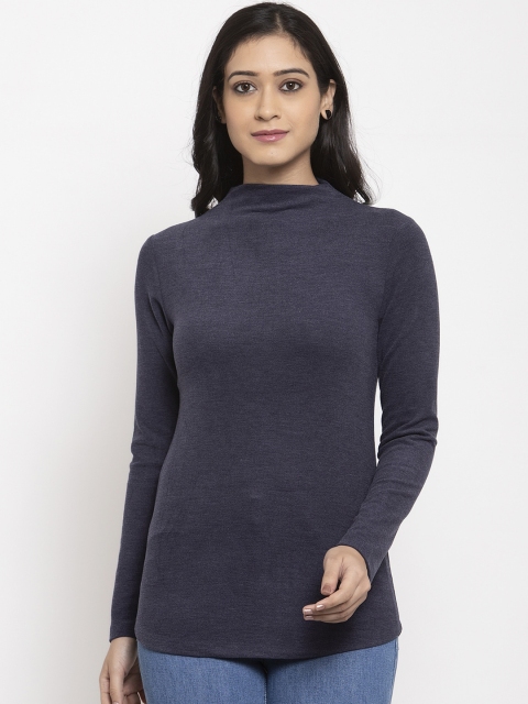 

Global Republic Navy Blue Regular Top