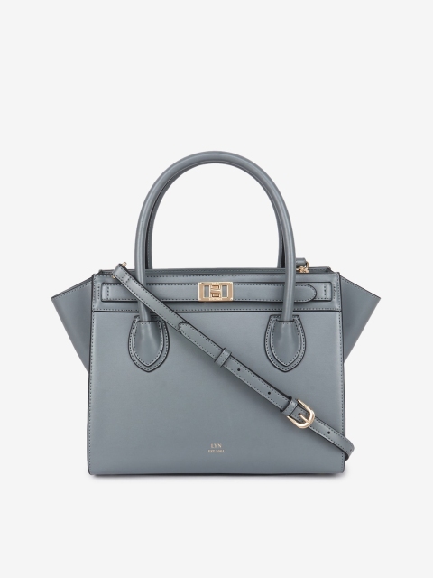 

LYN Blue Solid Handheld Bag