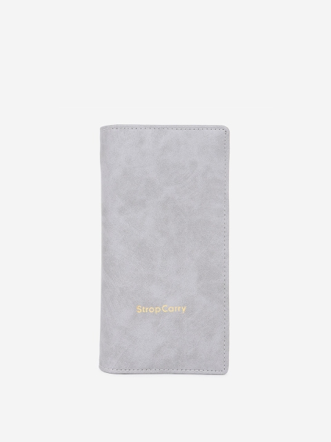 

Stropcarry Grey Foldover Clutch