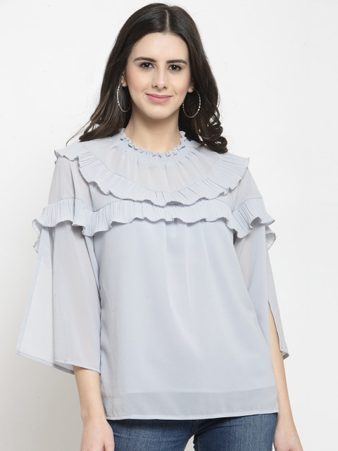 

Global Republic Grey Regular Top