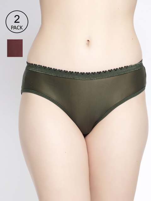 

GRACIT Women Pack of 2 Assorted Hipster Briefs PW28-14-33-S