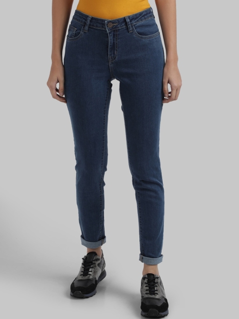 

Parx Women Blue Skinny Fit Solid Jeans