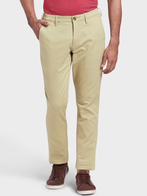 

ColorPlus Men Khaki Regular Trousers