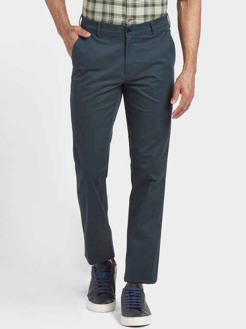 

ColorPlus Men Green Regular Trousers