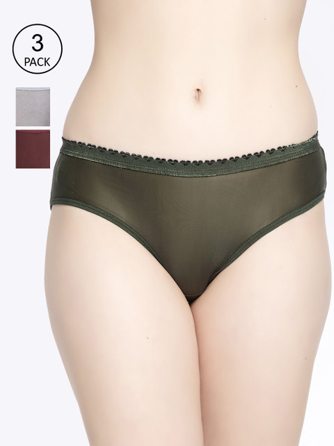 

GRACIT Women Pack of 3 Assorted Seamless Briefs PW28-14-22-33-S