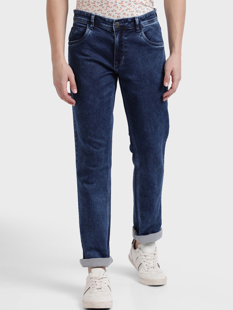 

ColorPlus Men Blue Tapered Fit Jeans