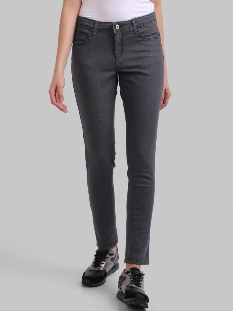 

Parx Women Charcoal Grey Skinny Fit Clean Look Jeans