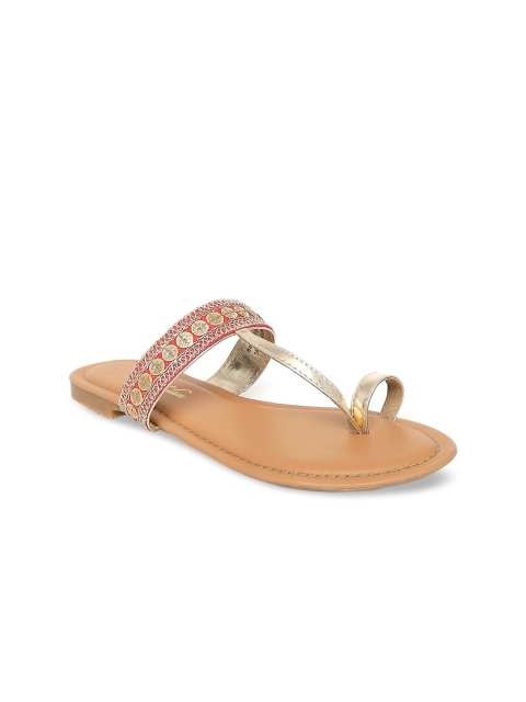 

Forever Glam by Pantaloons Women Pink One Toe Flats