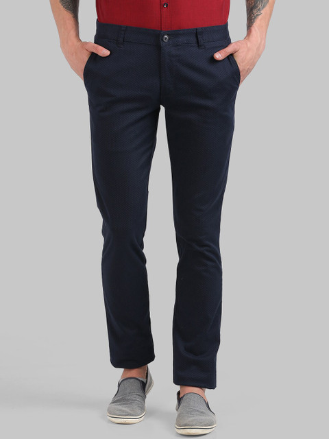 

Parx Men Blue Slim Fit Regular Trousers