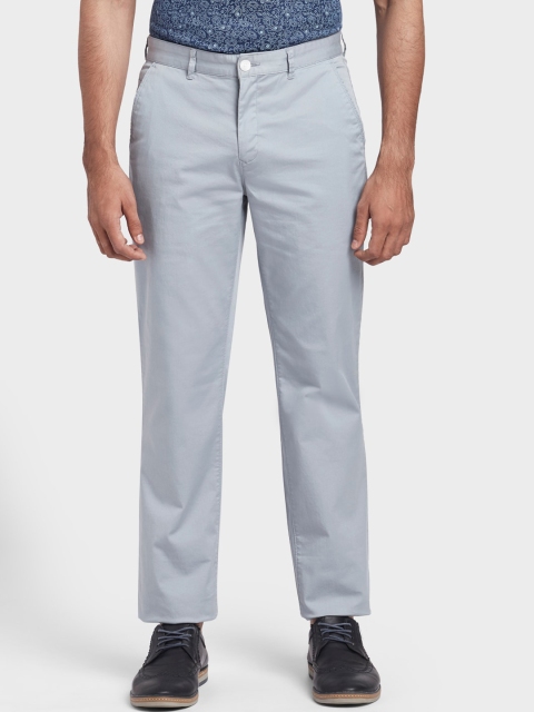 

ColorPlus Men Blue Tapered Fit Regular Trousers