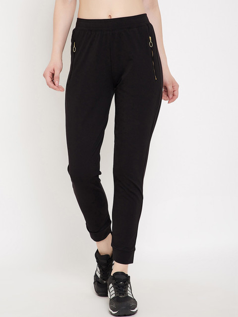 

Okane Women Black Solid Joggers