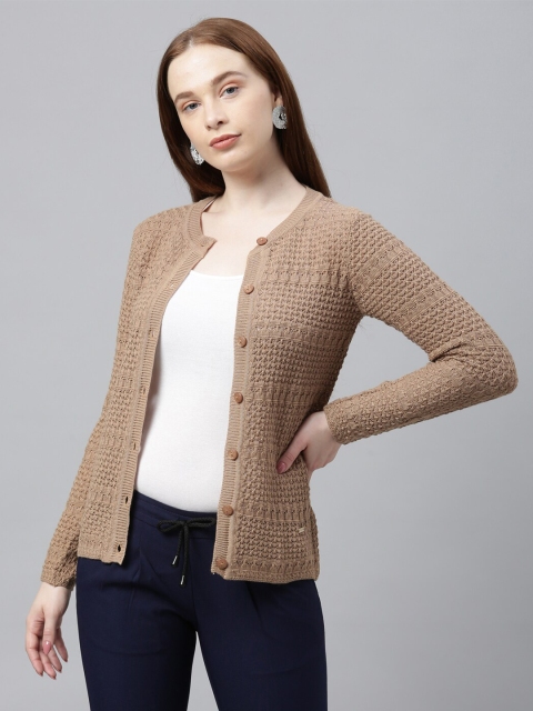 

Park Avenue Woman Women Beige Solid Sweaters