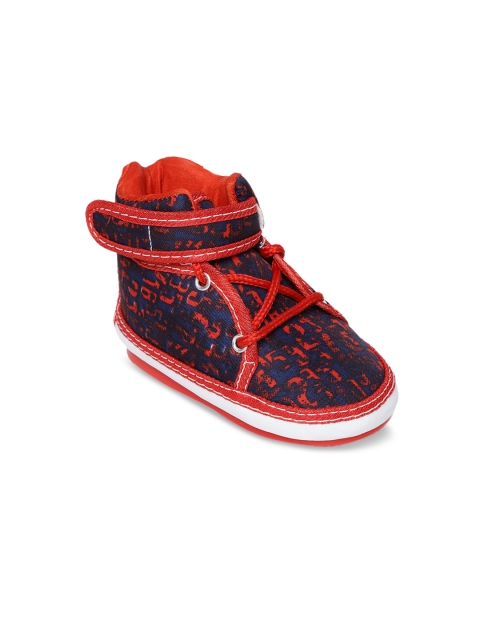 

CHUTPUT Unisex Kids Red Printed Sneakers