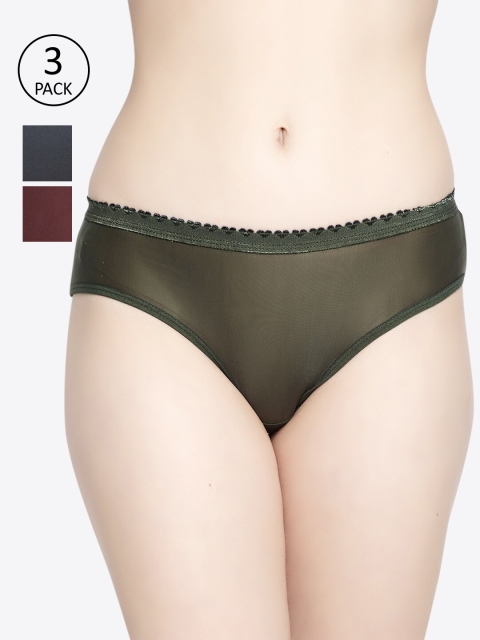 

GRACIT Women Pack of 3 Assorted Briefs PW28-14-17-33-S