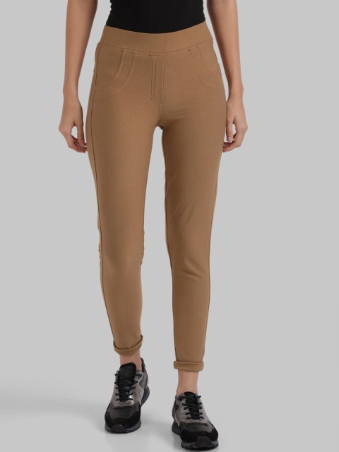 

Parx Women Khaki-Coloured Solid Jeggings