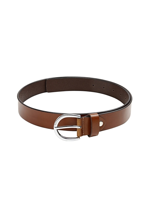 

CRUSSET Women Tan Brown Solid Leather Belt