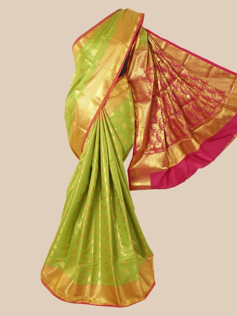 

Pothys Green Kanjeevaram Pure Silk Saree