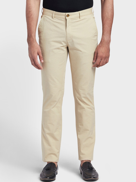

ColorPlus Men Beige Chinos Trousers