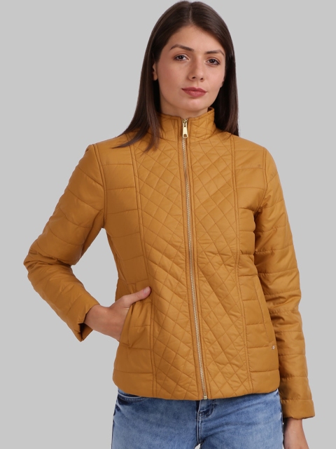 

Parx Women Khaki Quilted Padded Jacket