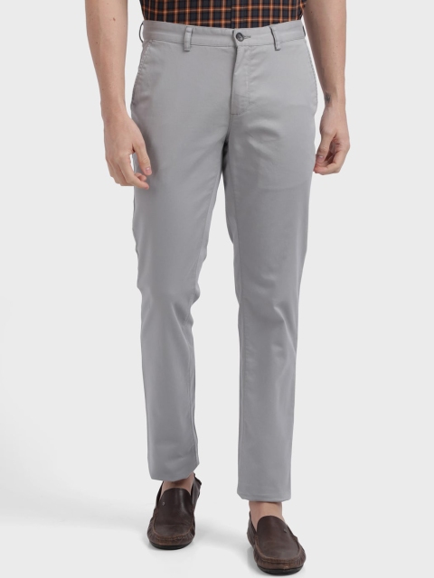

ColorPlus Men Grey Regular Trousers