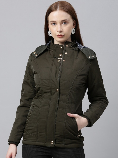 

Park Avenue Woman Women Green Padded Jacket