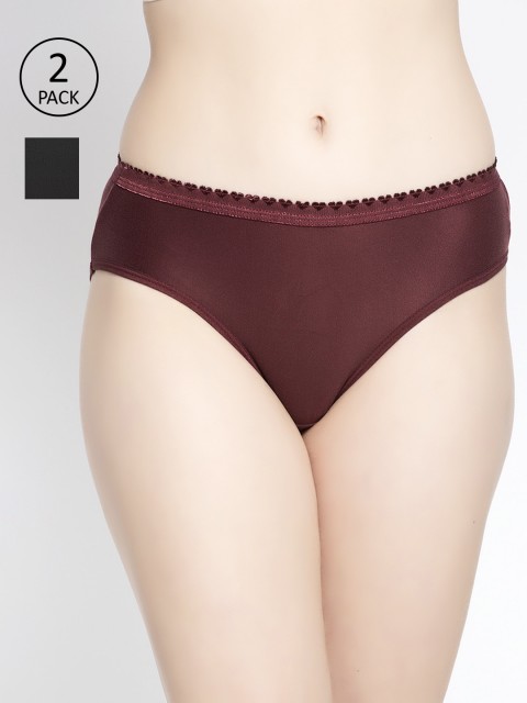

GRACIT Women Pack of 2 Assorted Hipster Briefs