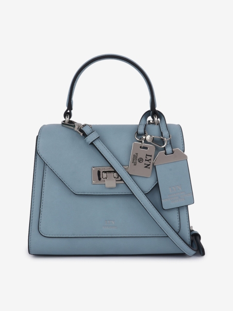 

LYN Blue Embellished Satchel