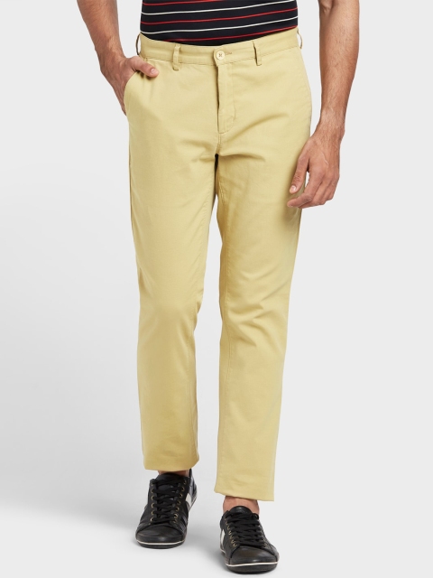 

ColorPlus Men Khaki Chinos Trousers