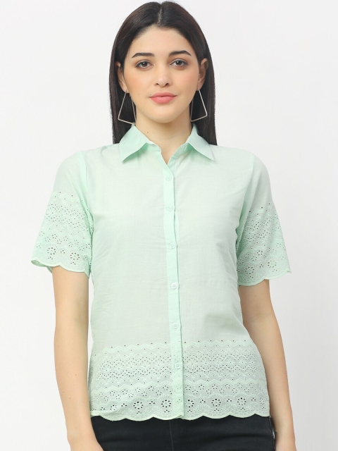 

Rigo Green Shirt Style Top