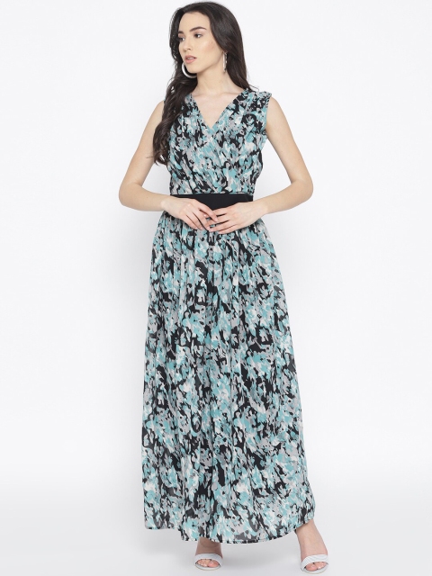 

Cottinfab Black Georgette Maxi Dress