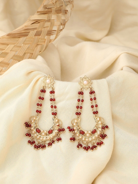 

Accessorize Red Contemporary Chandbalis Earrings