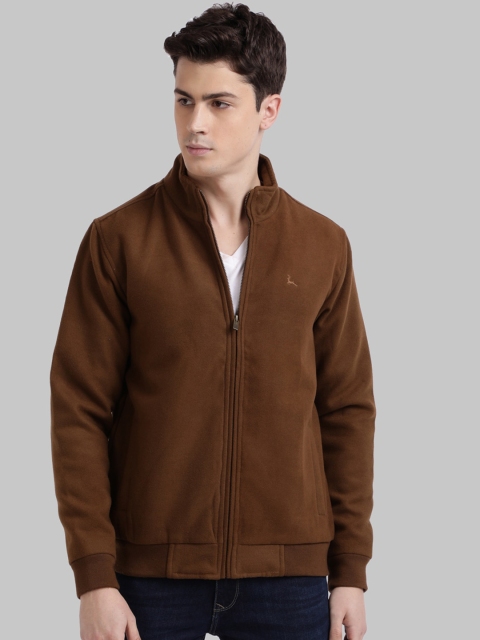 

Parx Men Khaki Solid Bomber Jacket