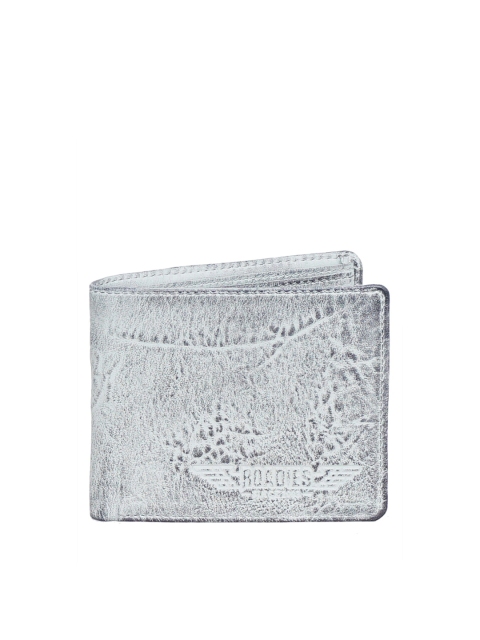 

Justanned Men Grey Solid Wallet