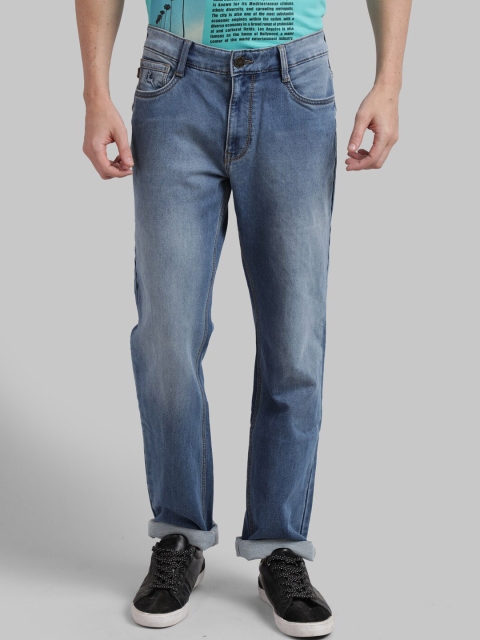

Parx Men Blue Highly Distressed Heavy Fade Jeans