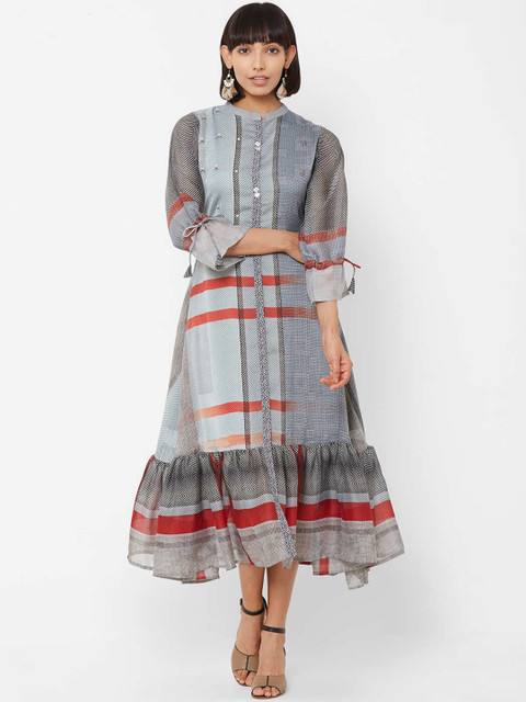

ZOLA Grey Midi Dress