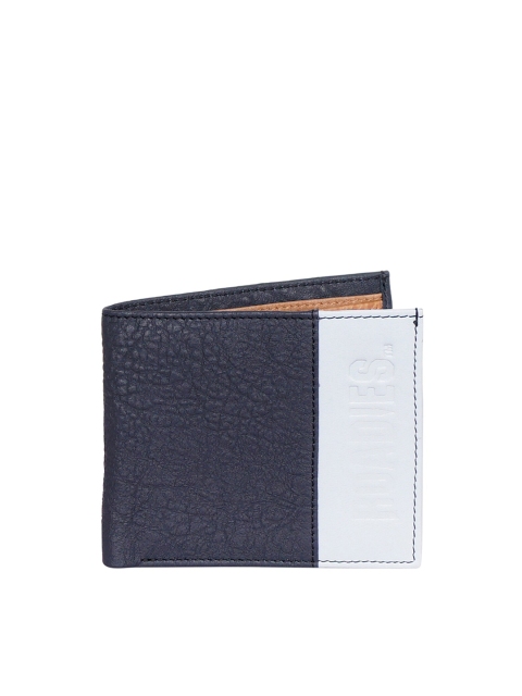 

Justanned Men Black Solid Wallet