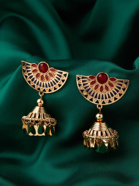 

Accessorize Red Contemporary Jhumkas Earrings