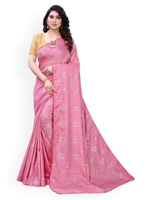 

KALINI Pink Floral Saree