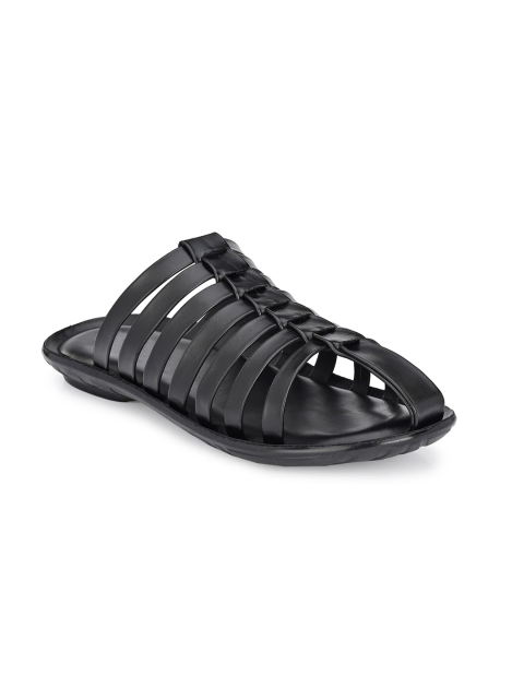 

Azzaro Black Men Black Ethnic Comfort Sandals