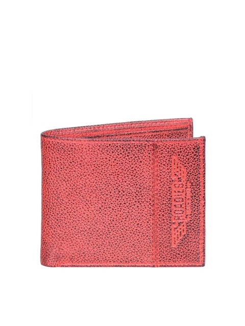 

Justanned Men Red Solid Wallet
