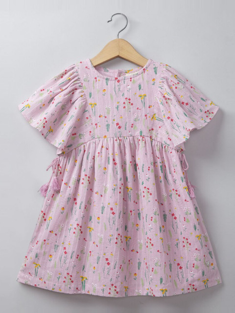 

Ed-a-Mamma Pink Printed Floral Dress