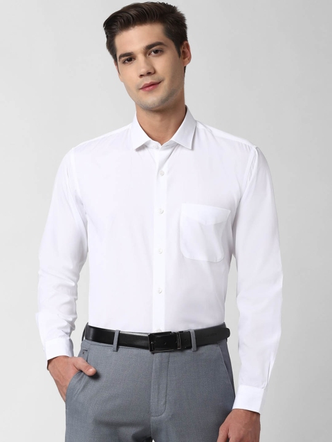 

Peter England Elite Men White Regular Fit Solid Formal Shirt