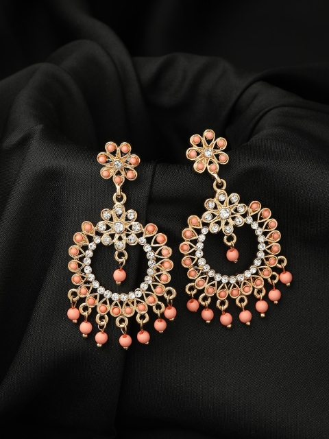 

Accessorize Coral Contemporary Chandbalis Earrings